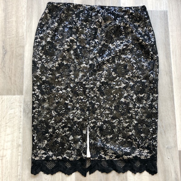 NWT Debbie Shuchat Sparkly Lace Sequin Skirt - Picture 10 of 12